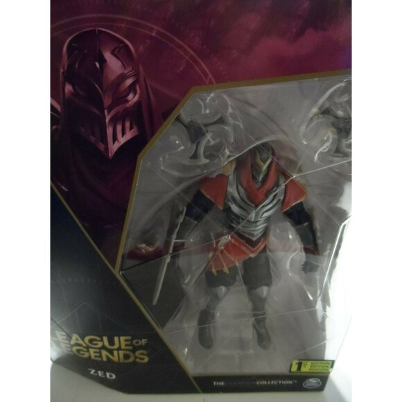 League of Legends The Champion Collection Zed 6" Action Figure 1st Edition New - Picture 1 of 4